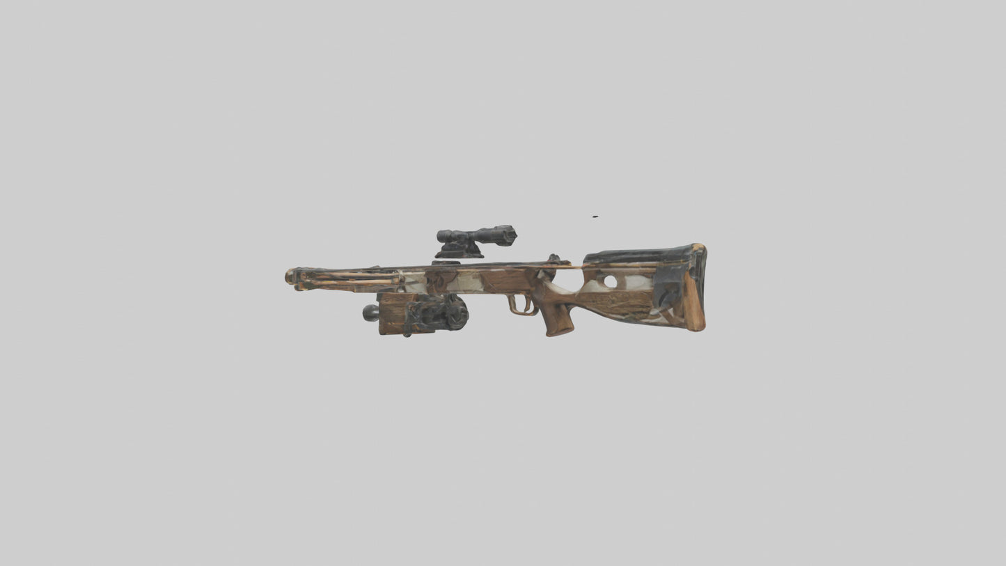 3D model Hunters Crossbow model VR / AR / low-poly