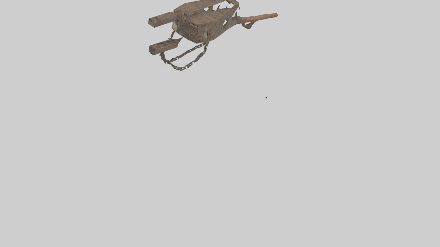 Hunters Trap model VR / AR / low-poly