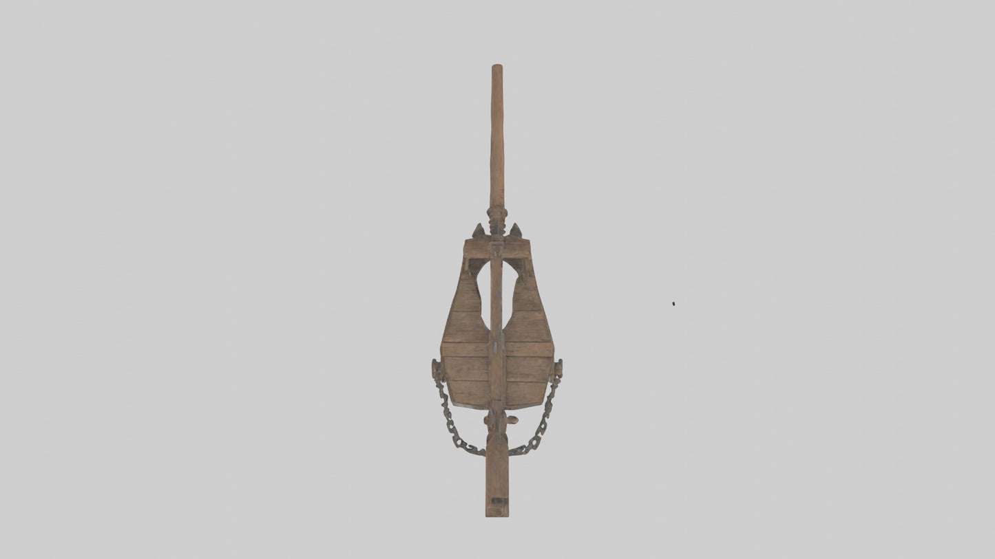 Hunters Trap model VR / AR / low-poly