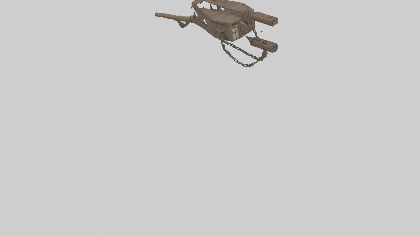Hunters Trap model VR / AR / low-poly