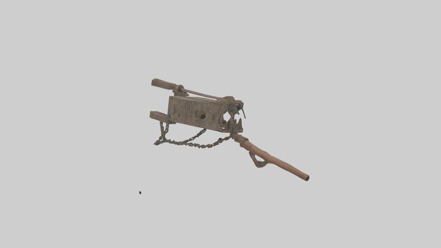 Hunters Trap model VR / AR / low-poly