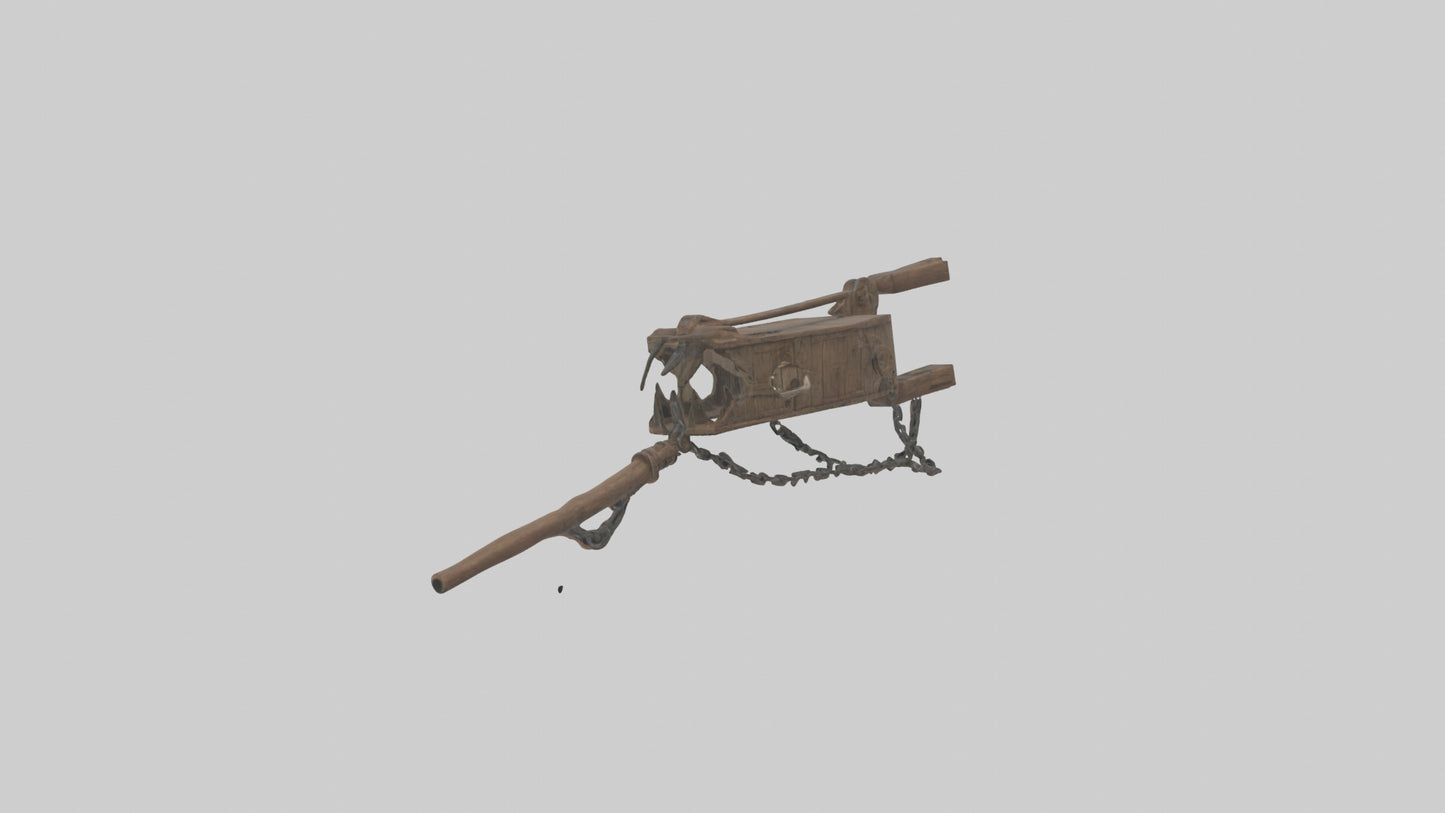 Hunters Trap model VR / AR / low-poly