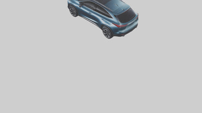 3D model Hybrid Crossover SUV model VR / AR / low-poly