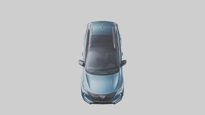 3D model Hybrid Crossover SUV model VR / AR / low-poly