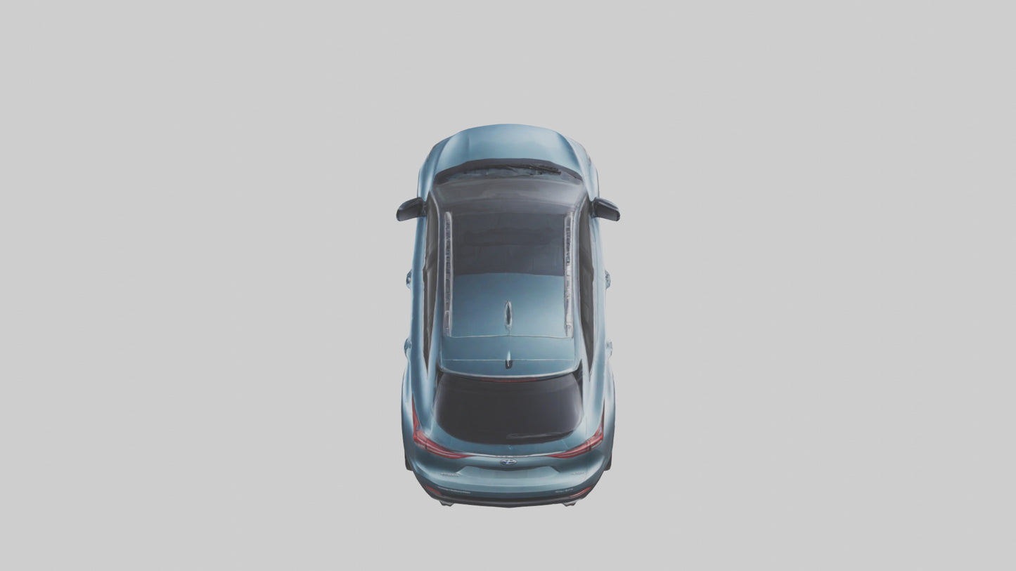 3D model Hybrid Crossover SUV model VR / AR / low-poly