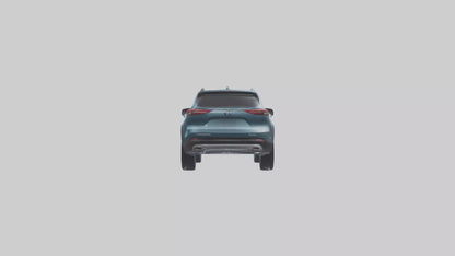 3D model Hybrid Crossover SUV model VR / AR / low-poly
