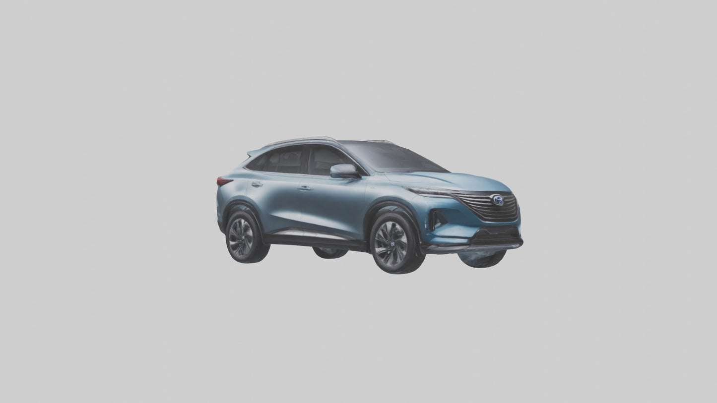 3D model Hybrid Crossover SUV model VR / AR / low-poly