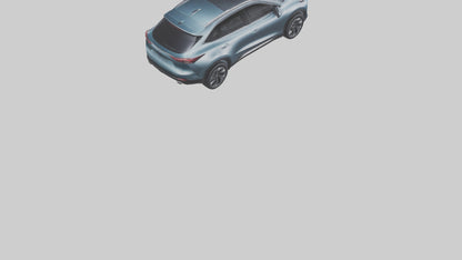 3D model Hybrid Crossover SUV model VR / AR / low-poly