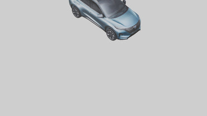 3D model Hybrid Crossover SUV model VR / AR / low-poly