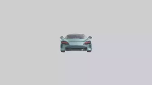 3D model Hybrid Sports Car model VR / AR / low-poly