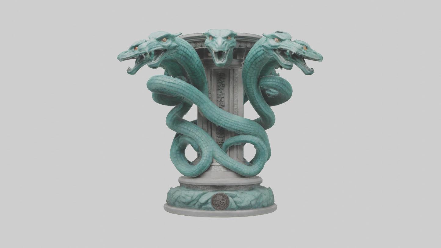 3D model Hydra statue model VR / AR / low-poly
