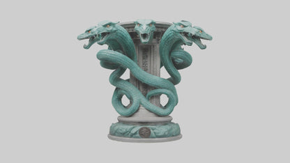 3D model Hydra statue model VR / AR / low-poly