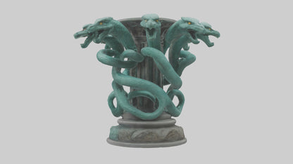 3D model Hydra statue model VR / AR / low-poly