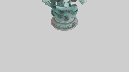3D model Hydra statue model VR / AR / low-poly