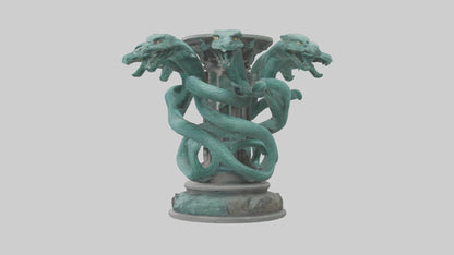 3D model Hydra statue model VR / AR / low-poly