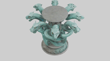 3D model Hydra statue model VR / AR / low-poly