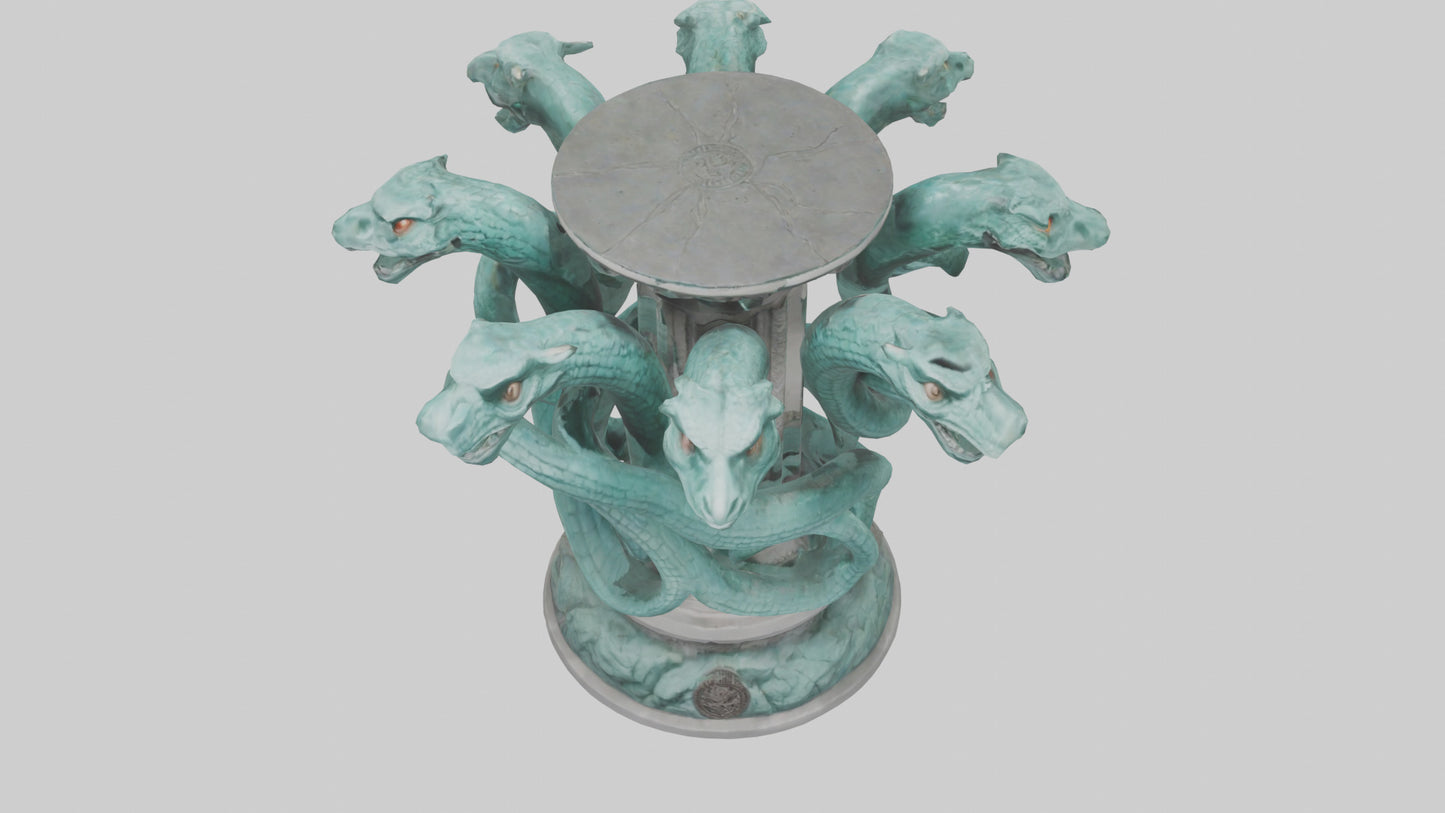 3D model Hydra statue model VR / AR / low-poly
