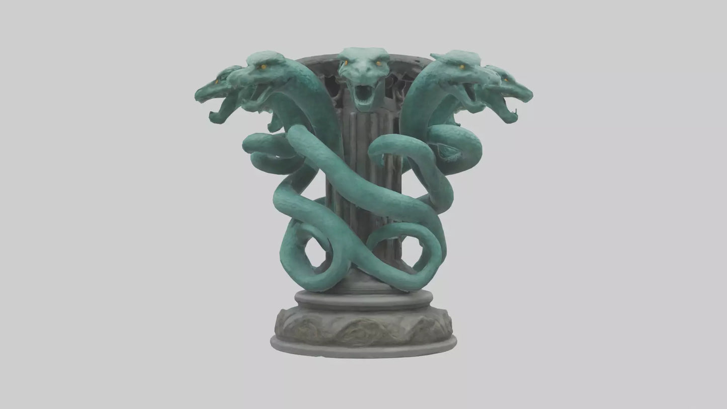 3D model Hydra statue model VR / AR / low-poly
