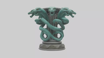 3D model Hydra statue model VR / AR / low-poly