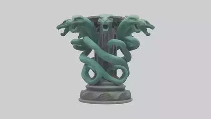 3D model Hydra statue model VR / AR / low-poly