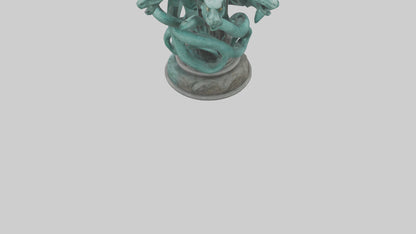 3D model Hydra statue model VR / AR / low-poly