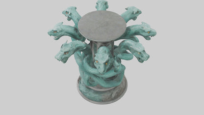 3D model Hydra statue model VR / AR / low-poly