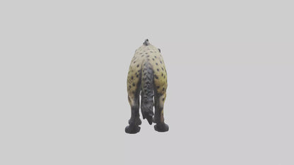 3D model Hyena statue model VR / AR / low-poly