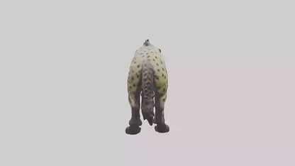 3D model Hyena statue model VR / AR / low-poly