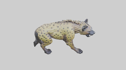 3D model Hyena statue model VR / AR / low-poly