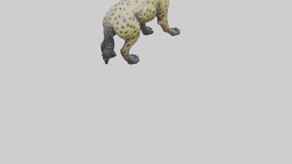 3D model Hyena statue model VR / AR / low-poly
