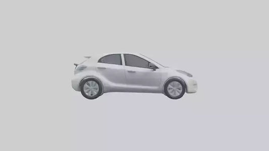 3D model Hyperefficient City Car model VR / AR / low-poly