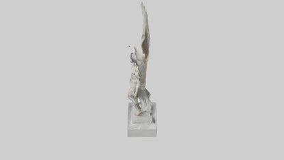 3D model Icarus statue model VR / AR / low-poly