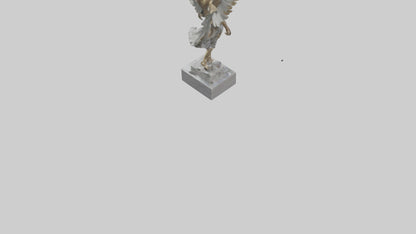 3D model Icarus statue model VR / AR / low-poly