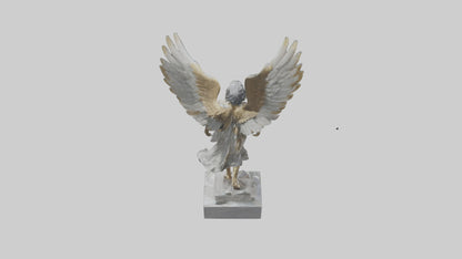 3D model Icarus statue model VR / AR / low-poly