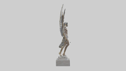 3D model Icarus statue model VR / AR / low-poly