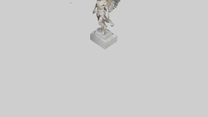 3D model Icarus statue model VR / AR / low-poly