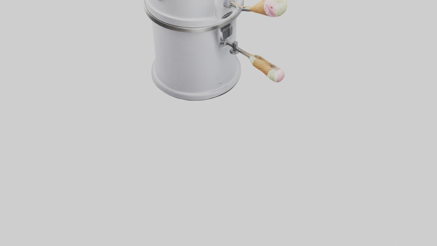 Ice cream maker model VR / AR / low-poly