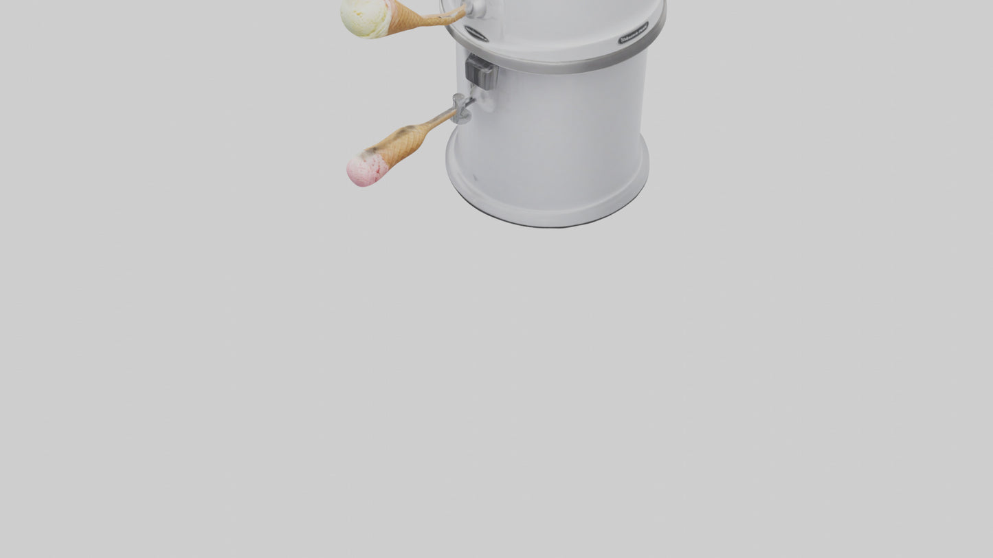 Ice cream maker model VR / AR / low-poly