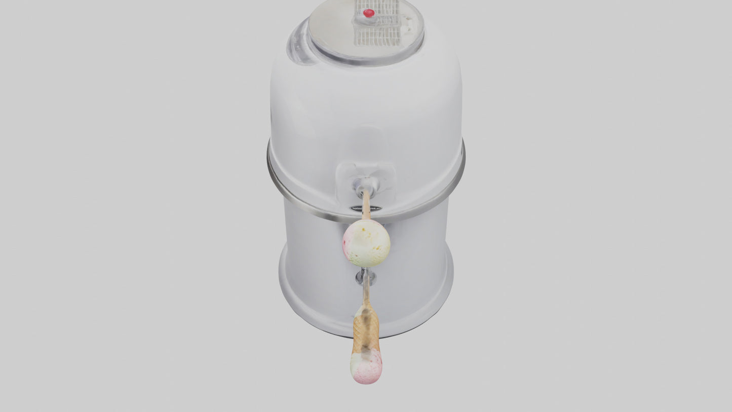 Ice cream maker model VR / AR / low-poly