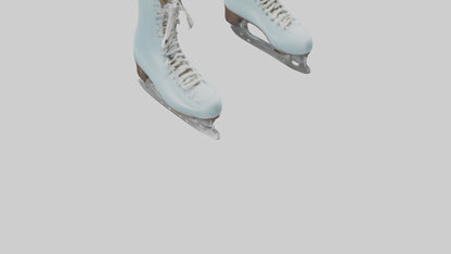 Ice Skates model VR / AR / low-poly