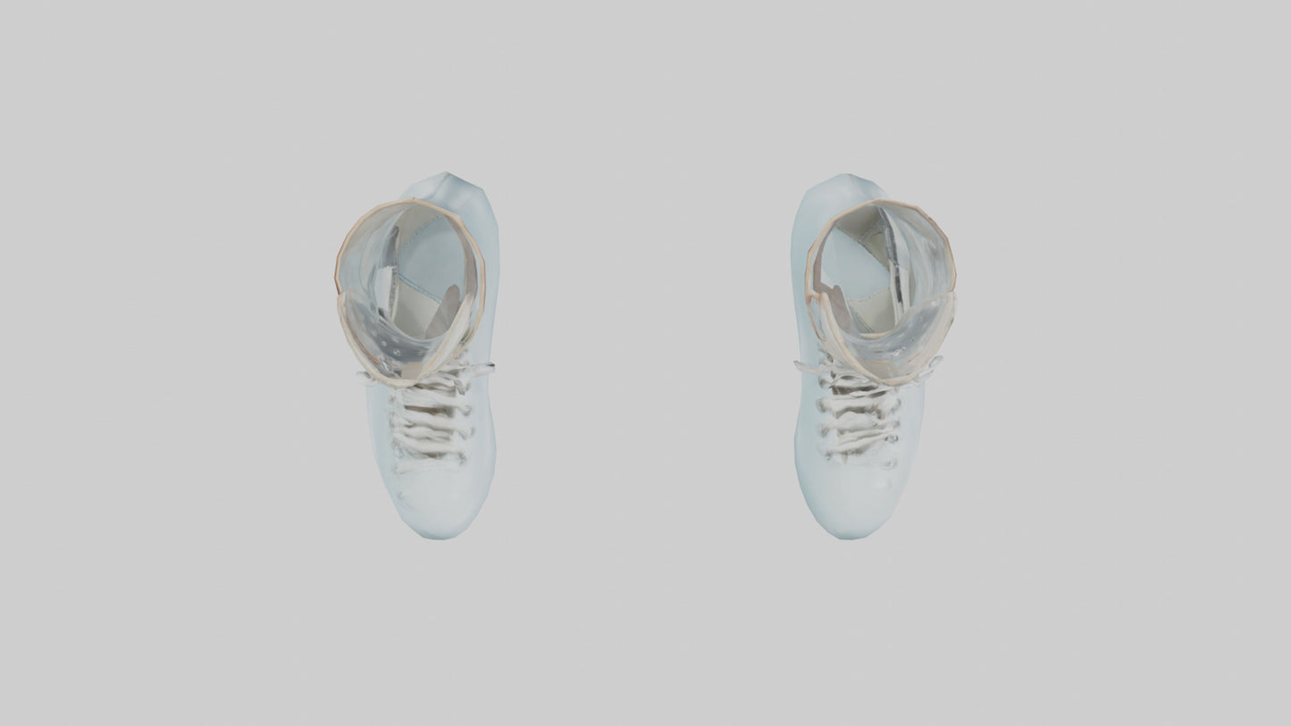 Ice Skates model VR / AR / low-poly
