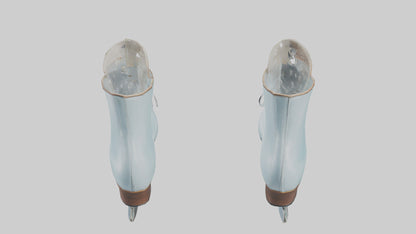 Ice Skates model VR / AR / low-poly