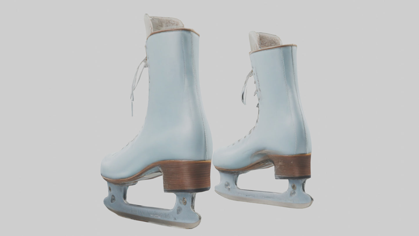 Ice Skates model VR / AR / low-poly