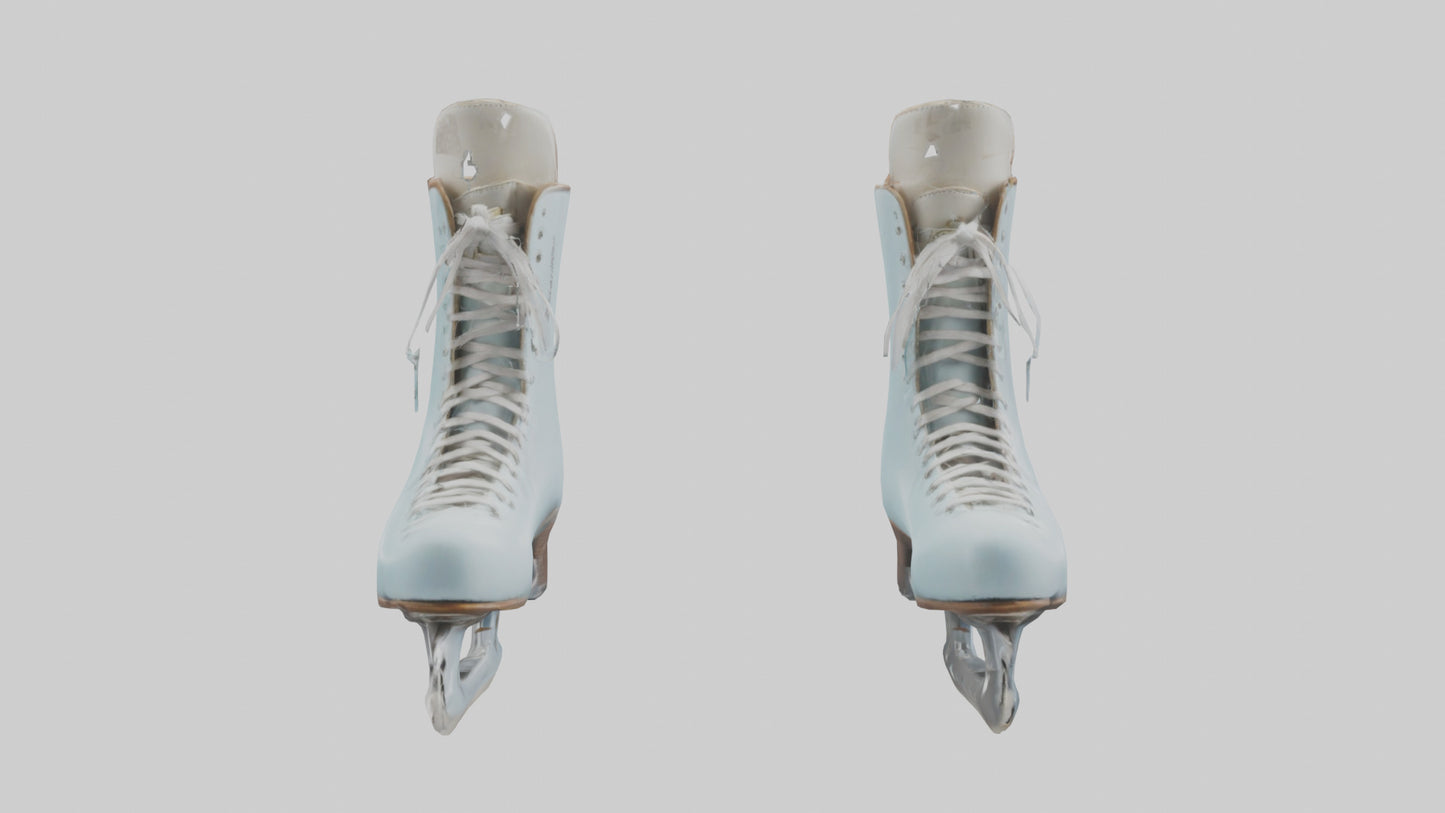 Ice Skates model VR / AR / low-poly