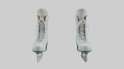 Ice Skates model VR / AR / low-poly