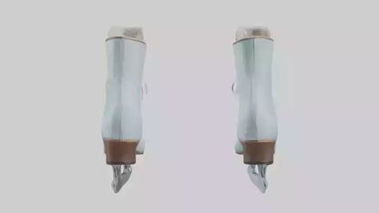 Ice Skates model VR / AR / low-poly