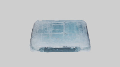 Icecovered Car Roof model VR / AR / low-poly