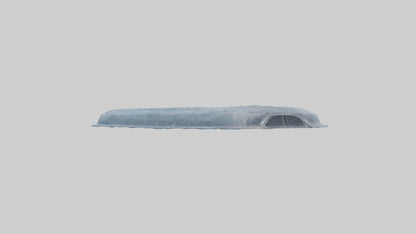 Icecovered Car Roof model VR / AR / low-poly