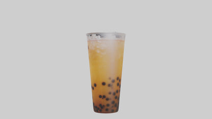Iced bubble tea model VR / AR / low-poly