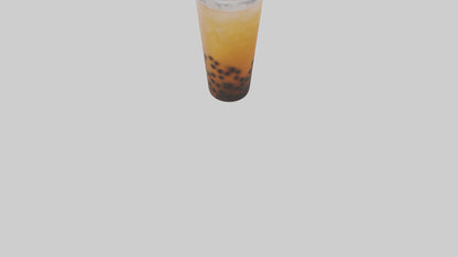 Iced bubble tea model VR / AR / low-poly